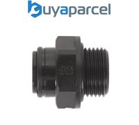 Sealey JGC838 John Guest® Speedfit® Straight Adaptor 8mm x 3/8"BSP - Pac