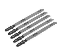 Sealey Jigsaw Blade For Wood & Plastics 75mm 10 Tpi - Pack Of 5 Pieces Wjt101B