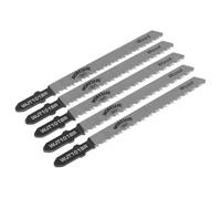 Sealey Jigsaw Blade For Wood & Plastics 75mm 10 Tpi - Pack Of 5 Pieces Wjt101Br