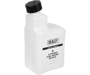Sealey JMIX01 2 Stroke Petrol/Fuel Mixing Bottle, 1L , White