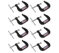 Sealey Junior C-Clamp 8pc Set - 28mm x 28mm - GCC05