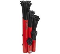 Sealey Large Magnetic Steel Cable Tie Holder With 500 Cable Ties Red Apcthrxl
