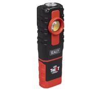 Sealey LED Twist Rechargeable Inspection Light, Black/Red