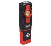Sealey LED Twist Rechargeable Inspection Light, Black/Red