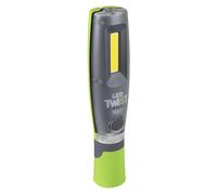 Sealey LED Twist Rechargeable Inspection Light, 16W COB & 1W SMD, 2000lm, Rotating Magnetic Base - LED2001G, Grey/Green