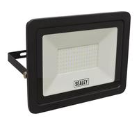 Sealey LED115 Extra Slim Floodlight with Wall Bracket 100W SMD LED