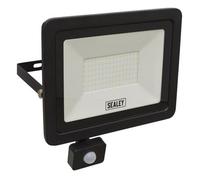 Sealey Led115Pir Extra-Slim Floodlight With Pir Sensor 100W Smd Led