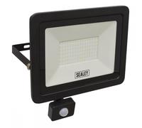 Sealey LED115PIR Extra-Slim Floodlight With Pir Sensor 100W Smd Led
