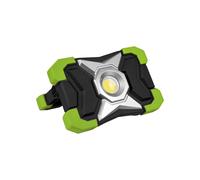 Sealey COB LED Portable Floodlight, 15W and Power Bank - LED1500PB, Black/Green
