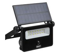 Sealey LED16S Extra-Slim Solar Floodlight with Wall Bracket 16W SMD LED