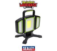 Sealey Rechargeable Flexible Floodlight Torch Lamp 18W Cob & 9W Smd Led Led18Wfl