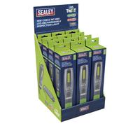 Sealey Led2001Gdb Rechargeable Inspection Light 16W Cob & 1W Smd Led - Green - Display Box Of 12