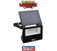 Sealey LED20S Extra-Slim Solar Floodlight with Wall Bracket 20W SMD LED