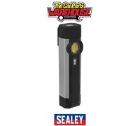 Sealey LED220UV Rechargeable Aluminium Pocket lamp 3W COB with UV Leak Detector