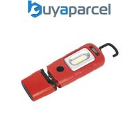 Sealey 360° 3W COB + 1W LED Rechargeable Li-Polymer Inspection Lamp Red
