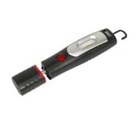 Sealey LED3602 Rechargeable 360 Deg. Inspection Lamp 7 SMD + 3W LED Black Lithium-ion
