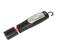 Sealey LED3602 Rechargeable 360° Inspection Light 7 SMD & 3W SMD LED Black Li-on