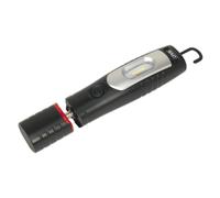 Sealey LED3602 Rechargeable 360deg Inspection Lamp 7 Smd + 3W LED Black Li-Ion