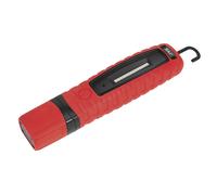 Sealey LED360R Rechargeable 360° Inspection Light 8W & 3W SMD LED - Red