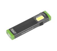 Sealey Aluminium Mini Hand Torch, 3W COB LED, 500lm, Super Beam - LED500SB