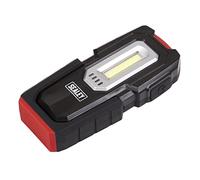 Sealey LEDWC03 3W COB & 1W SMD LED Inspection Light - Wireless Rechargeable, Black/Red