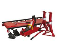 Sealey Lifting Kit 5Pc 2 Tonne (Inc Jack, Axle Stands, Creeper, Chocks & Wrench) Jkit01