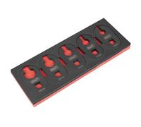 Sealey Sx0329 Limited Access Crow's Foot Spanner Set 1/2"sq Drive 5Pc