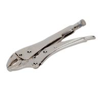 Sealey AK6820 Locking Pliers Curved Jaws 185Mm 0-38Mm Capacity