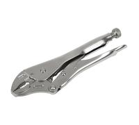 Sealey Locking Pliers AK6821 - Curved Jaws 230mm, 0-45mm Capacity
