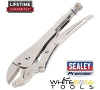 Sealey Locking Pliers Optimum Grip 225mm 0-45mm Capacity Premier Tool