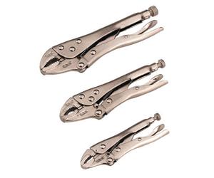 Sealey Locking Pliers Set 3Pc S0463