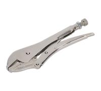 Sealey Locking Pliers Straight Jaws 230mm 0-45mm Capacity