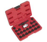 Sealey Locking Wheel Nut Key Set for BMW 22pc SX207