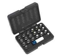 Sealey Locking Wheel Nut Key Set for BMW & Mini 21pc SX209