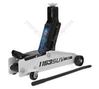 Sealey Long Reach High Lift SUV Trolley Jack 3 Tonne