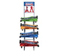 Sealey Low Profile Jack Stand Deal 4X2.25 Tonne With Axle Stands Js1Combo1