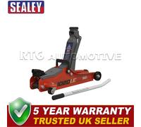 Sealey Low Profile Short Chassis Trolley Jack 2 Tonne Red 1020LE