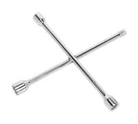 Sealey Lug Wrench 4-Way 1/2" Square Drive + 17, 19, 21mm Wheel Lug Wrenches