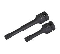 Sealey M12 Wheel Bearing Hub Spline Socket Bits For Vag 2Pc