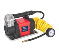 Sealey MAC05 12V Heavy-Duty Tyre Inflator/Mini Air Compressor 4.5m Hose