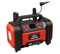 Sealey Tyre Inflator & High-Volume Air Pump 12V/230V AC