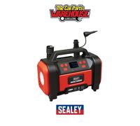 Sealey Rechargeable Tyre Inflator & High Volume Air Pump 12V