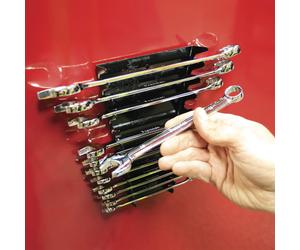 Sealey Magnetic Shark Tooth/Teeth 12 Spanner/Wrench Storage Rack/Rail/Tray WR03