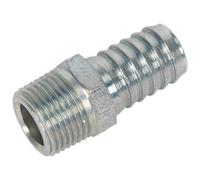 Sealey Screwed Tailpiece Male 3/8"BSPT - 1/2" Hose Pack of 5 - AC42