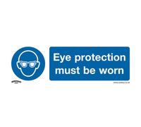 Sealey Mandatory Safe Sign Eye Protect Must Be Worn Self Adhesive Vinyl Ss11V10