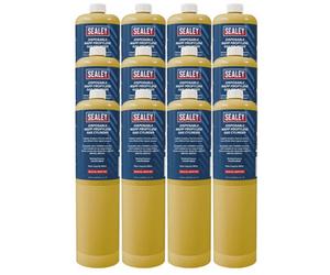Sealey Mapp/40012 Disposable Mapp Propylene Gas Cylinder - Case Of 12