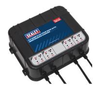 Sealey Auto Smart Charger & Maintainer MBC420 – Four Bank 6/12V 8A (4 x 2A)