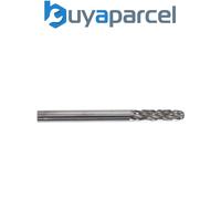 Sealey MCB002 Micro Carbide Burr Ball Nose Cylindrical 3mm - Pack of 3