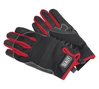 Sealey Mechanic's Gloves MG798XL Tactouch Light Palm – X-Large