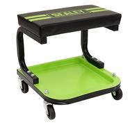 Sealey Mechanic's Utility Seat SCR9HV Deluxe - Hi-Vis Green